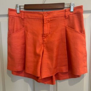 Liverpool orange cotton shorts. Size 10/30